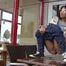 068011 Ling Pees On The Cafe Table