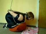 Kneeling and drooling