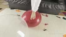 046 Stomping Balloons socks & barefeet