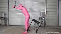  What a mean release from Chastity - Pink Gimp 4