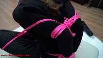 Tight bondage in pink