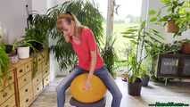 sexy ride and sit2pop small balloons on the chair