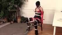 Office Slave in Hood and Ballgag has Bondage Orgasm - Lorelei - Extra Orgasm