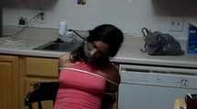 Wenona Tied Up in Kitchen, Part 2