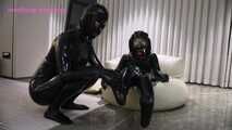 Xiaomeng and Xiaoyu Mutual Breathplay in Latex