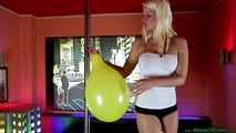 sexy inflating and popping of two U14 on the pole