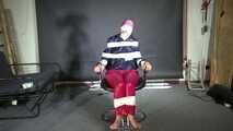 Rachel adams tied and gagged in shiny nylon Clothes