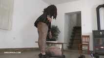  Click for preview Mistress Cleo smokes and pees on the toliett box