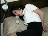19 Yr OLD STUDENT BALL-GAGGED, RAWHIDE TIED & CALLING FOR HELP (D29-3)