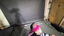 Rachel adams tied and gagged in shiny nylon Clothes