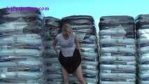 069022 Tiffany Slips Into A Builder's Yard For A Discrete Pee