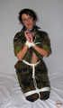 Military-Girl Gefesselt und geknebelt - Teil 2