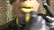 Latex Yellow Lips