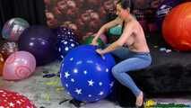 big balloon popping fun