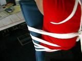 Tied up at work