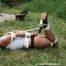 Lillian Caine - Supertight Outdoor Hogtie (Pictures)