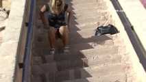 023096 Ewa Pees Down The Steps Of St Agatha's Tower