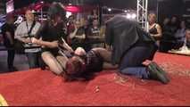 Bondage Challenge Stage at BoundCon XIII - Jim Hunter & Mr. Ogre vs. Elise Graves & Fayth on Fire