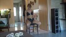 Gina and Stefanie - They tickle each other Part 3 of 6