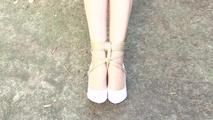 Lorelei is Hogtied in her Slip in the Dirt