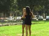 016143 Eve Has To Avoid An Audience To Pee By The Gateway