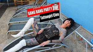 Party photos: Tattoo girl Cleo in Hanover
