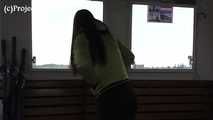078031 Rachel Evans Pees In A Bottle On A Dutch Barge