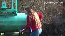 020141 Kathy Takes A Gushing Pee From The Pipeline