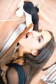 Dirty nylon action with Miky Love (286 images)