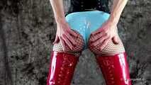 Meine blaue Hotpants