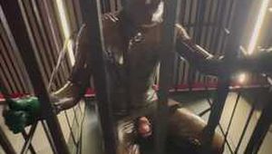 Hanna Engelss - Ass and genital stimulation on the St. Andrew's cross