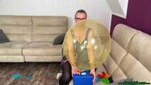 ballooncluster of six P18 and five pump2pops, one blow2pop P18
