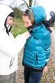 Petra tied and gagged by Jill in downjackets