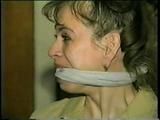 BOTH GAGGED WITH CARRIE'S STINKY SWEATY SOCK (D13-4)