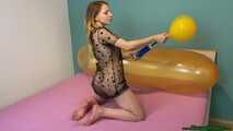 nude handpump2popping six balloons
