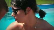 THREESOME AT VACATATION POOL