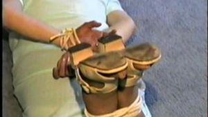 69 Yr OLD HOG-TIED DUCK TAPED WOMAN HOSTAGE (D11-7)
