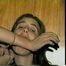  UK GIRL LISA IS MOUTH STUFFED, HANDGAGGED, WRIST GAGGED, RAWHIDE TIED & SELF HANDGAGGED (D42-13)