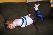 Sweet in White Socks and Blue Tape