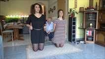 Kyra and Vanessa - tickle detector test Part 4 of  10