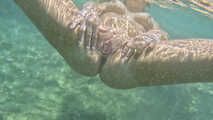 THE NON-MERMAID: Big-Ass Teen Lina Fucked in a Vacation Paradise (Underwater Sex)