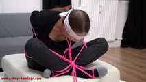 Tight bondage in pink