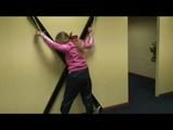 10:50 Min. video of an intruder caught by the owner....all in shiny downjackets and other shiny clothes