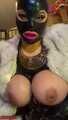 The ultimate lady with the mega claws: Last emptying of cum