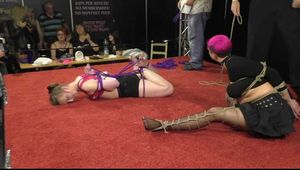 Bondage Challenge Stage at BoundCon XIII - Jim Hunter & Mr. Ogre vs. Pling & Nova Pink