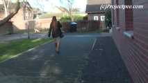 020144 Kathy Takes A Risky Pee In A Residential Area
