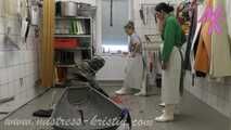 Clip #004 slaughterhouse cleaning in a different light - how stupid can you be? #rubber
