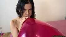 inflating and nail2pop red U16 while pussy show and handpump2pop blue U14