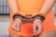 Prisoner in cuffs