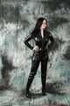 PVC Catsuit, overknees and harness